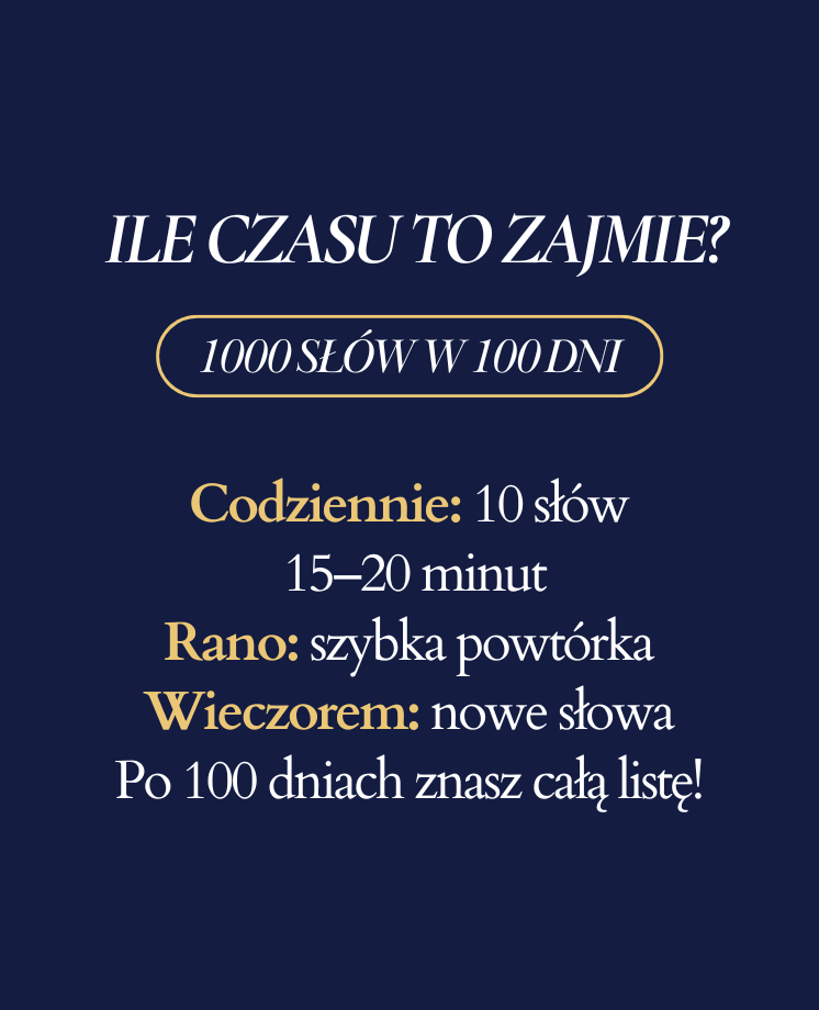 1000 najważniejszych słówek z hiszpańskiego + mp3