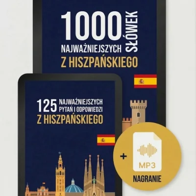 1000 najważniejszych słówek z hiszpańskiego + mp3