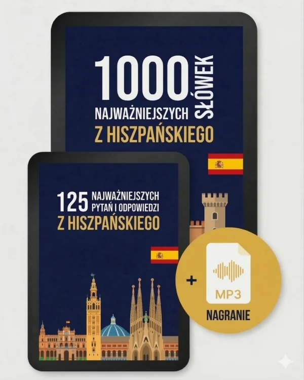 1000 najważniejszych słówek z hiszpańskiego + mp3