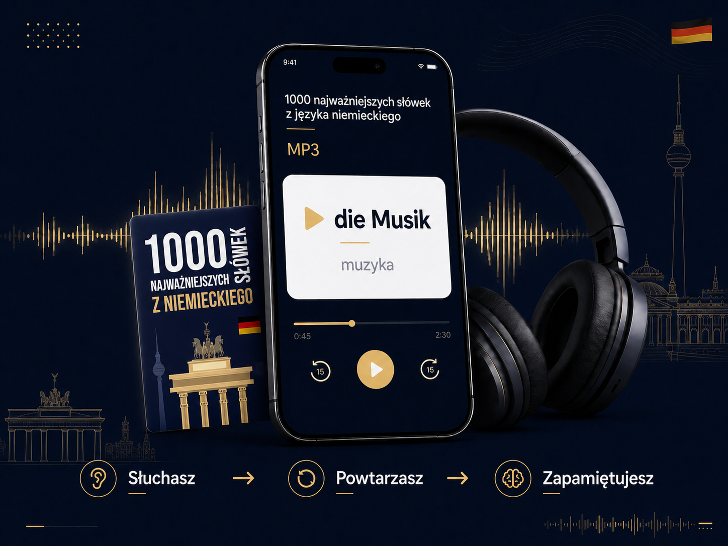Ucz się niemieckich słówek z MP3, gdziekolwiek jesteś