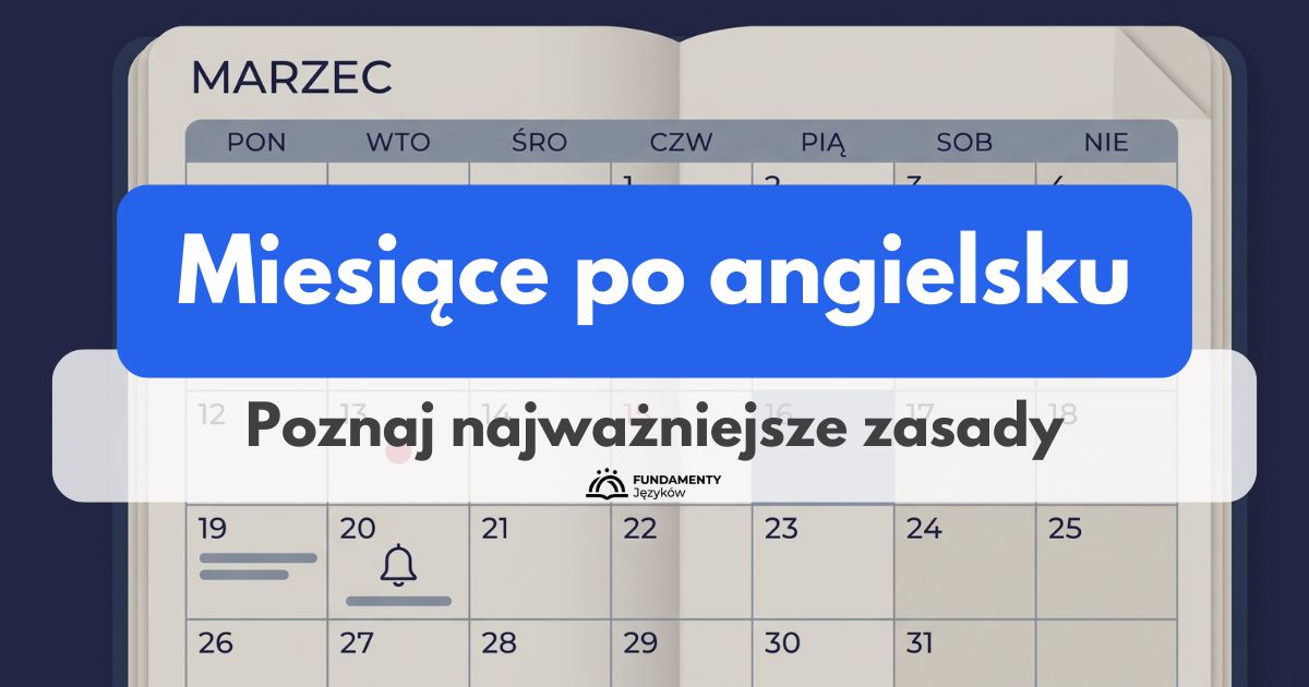 miesiące po angielsku