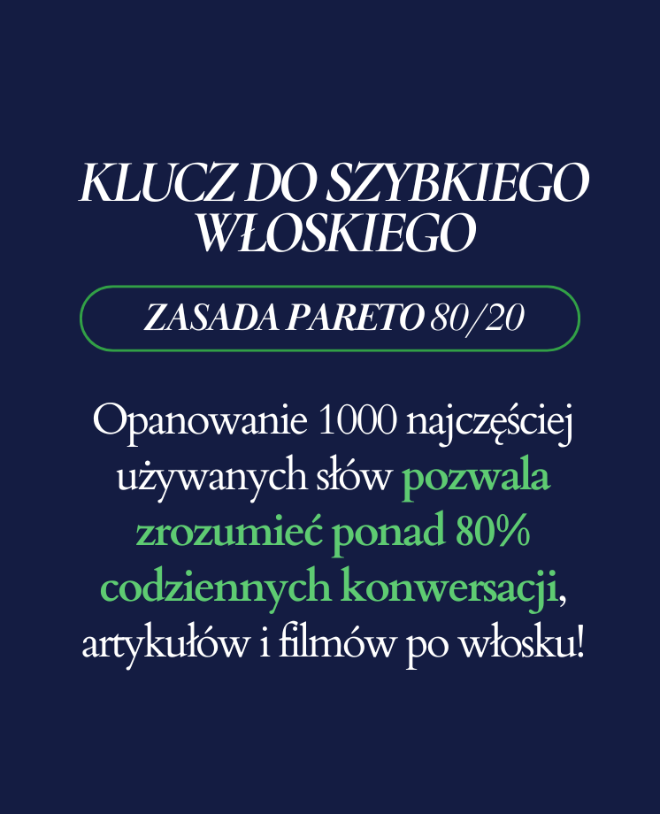 1000 najważniejszych słówek z włoskiego + mp3