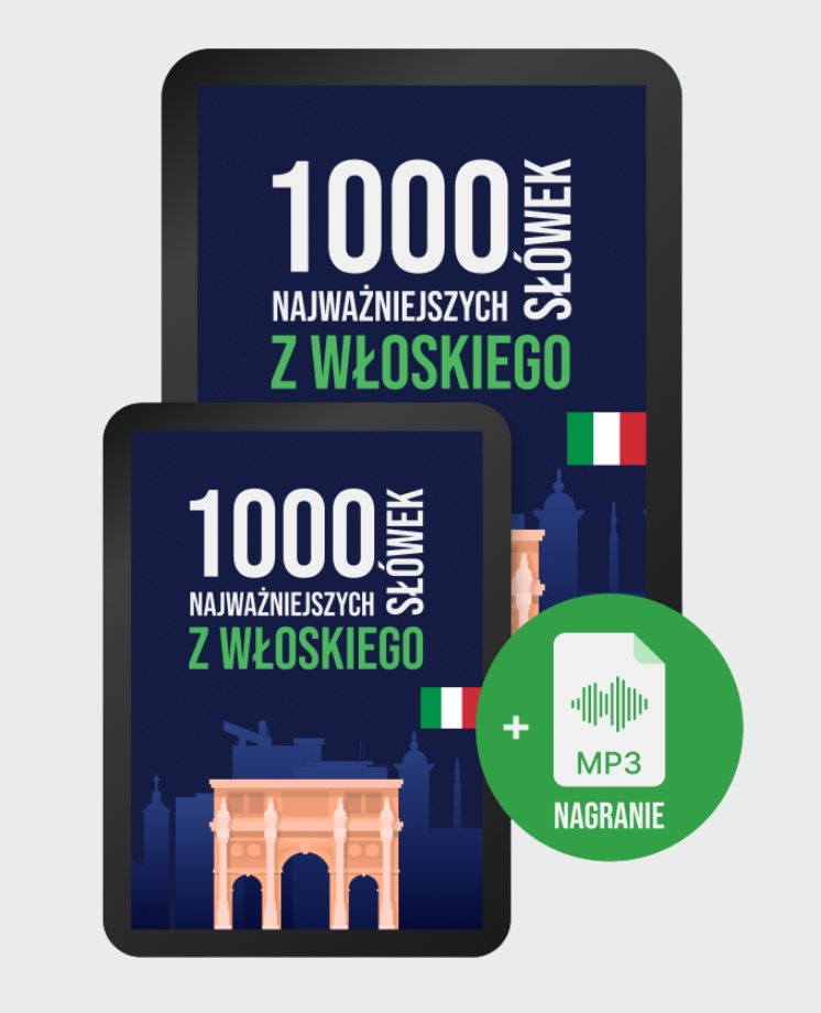 1000 najważniejszych słówek z włoskiego + mp3