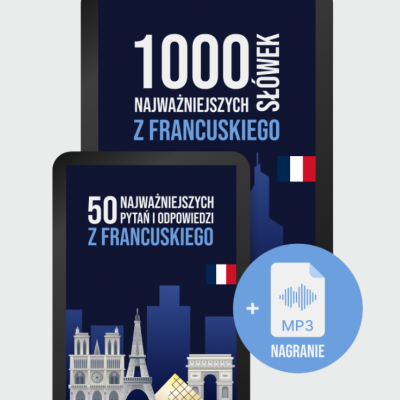 1000 najważniejszych słówek z francuskiego + mp3