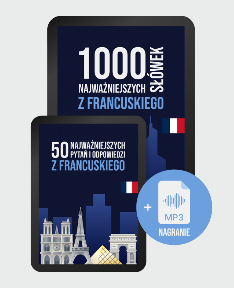 1000 najważniejszych słówek z francuskiego + mp3