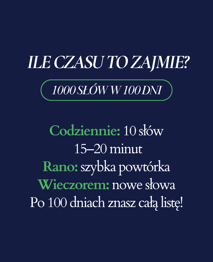 1000 najważniejszych słówek z portugalskiego + mp3