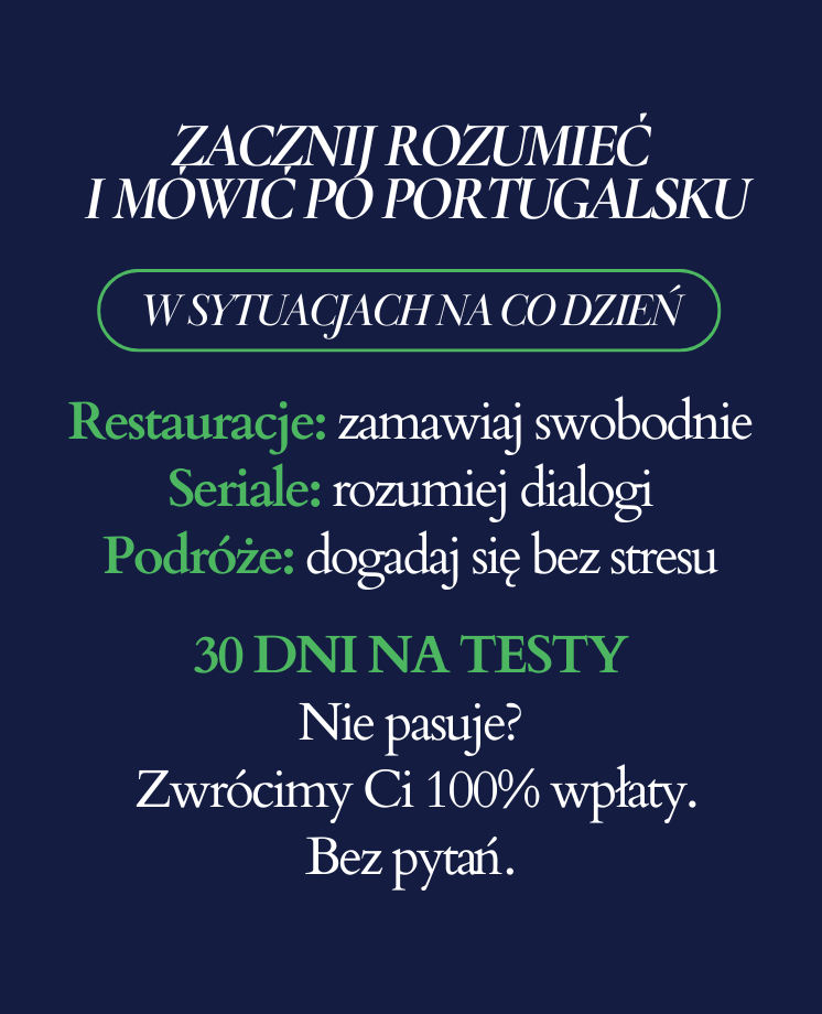 1000 najważniejszych słówek z portugalskiego + mp3