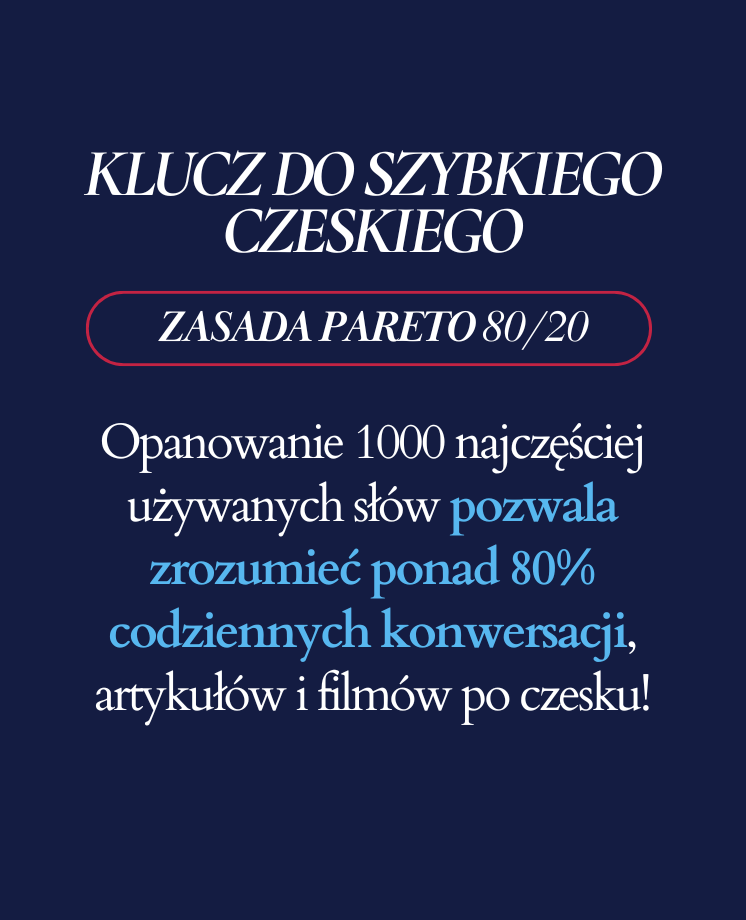1000 najważniejszych słówek z czeskiego + mp3