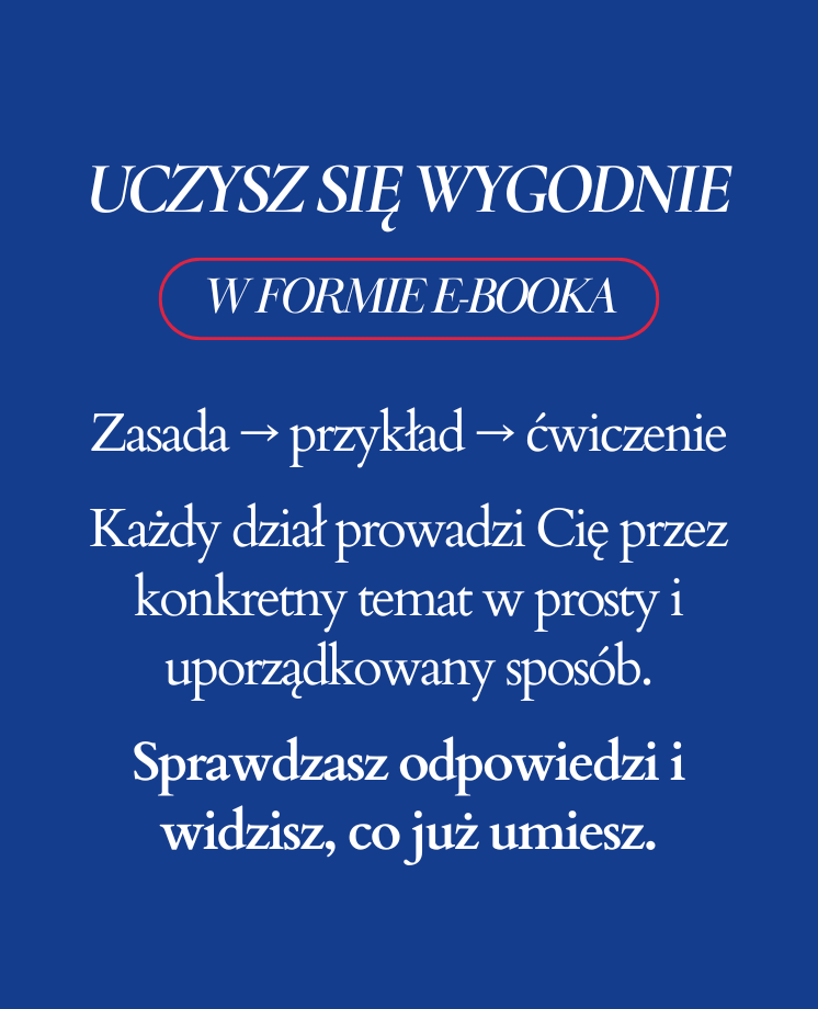 Angielska gramatyka "Krok po kroku II" – poziom zaawansowany
