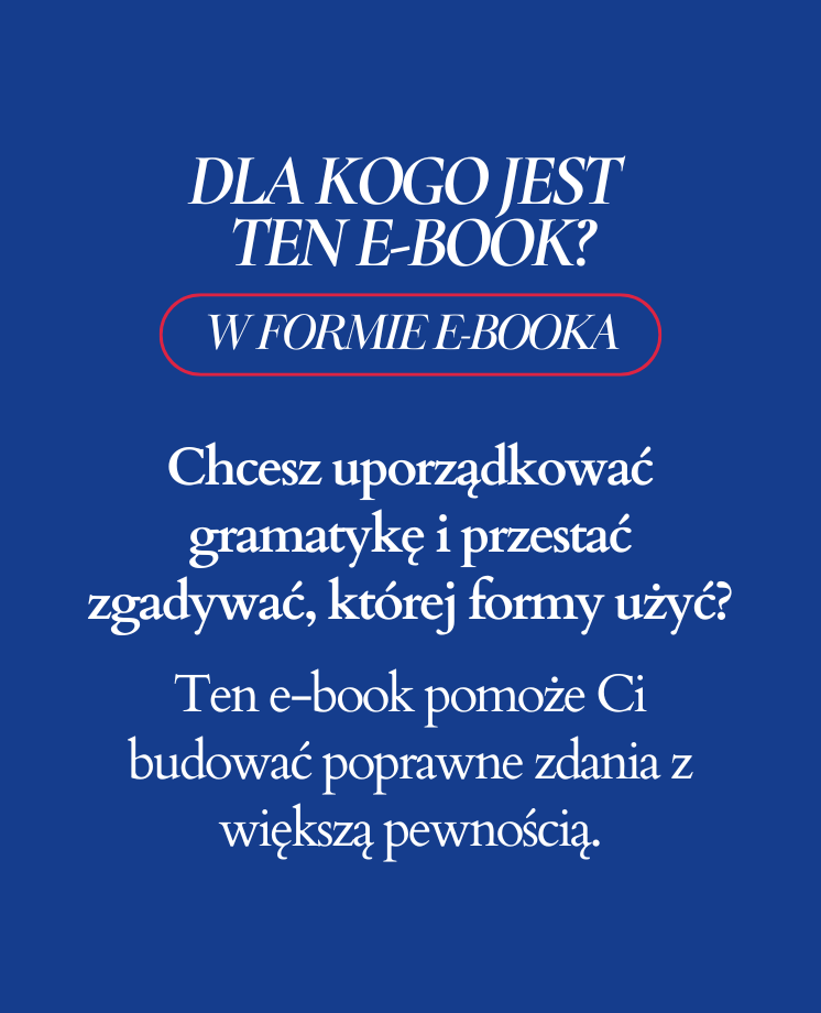 Angielska gramatyka "Krok po kroku I" – poziom podstawowy
