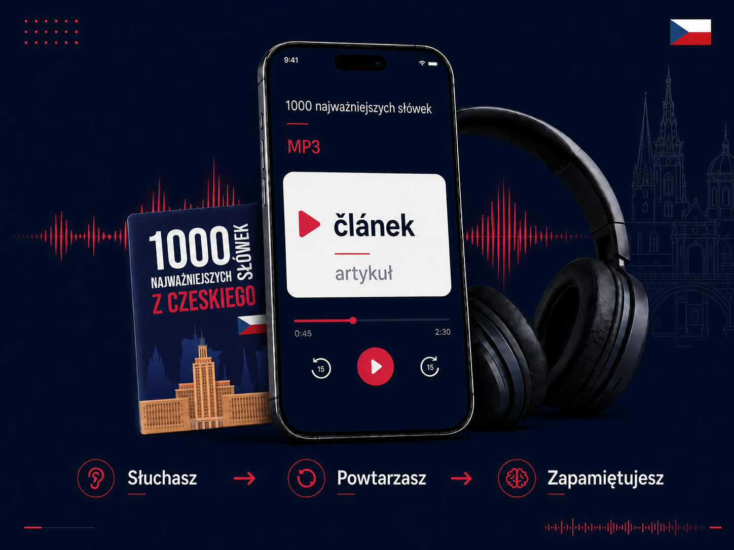 Czeskie słówka z MP3 — powtarzaj wtedy, gdy masz chwilę