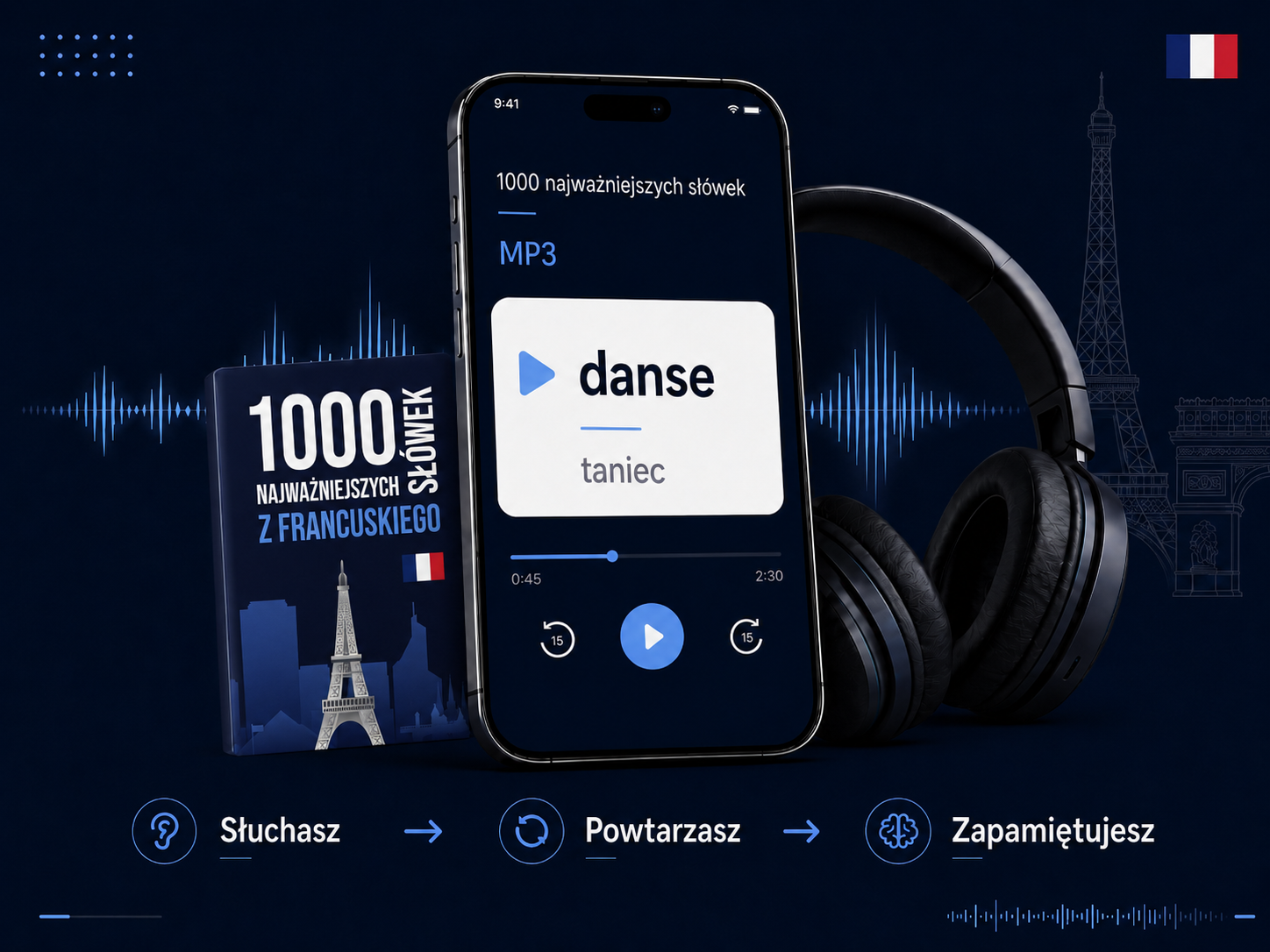 Francuskie słówka w formie audio — ucz się przy okazji