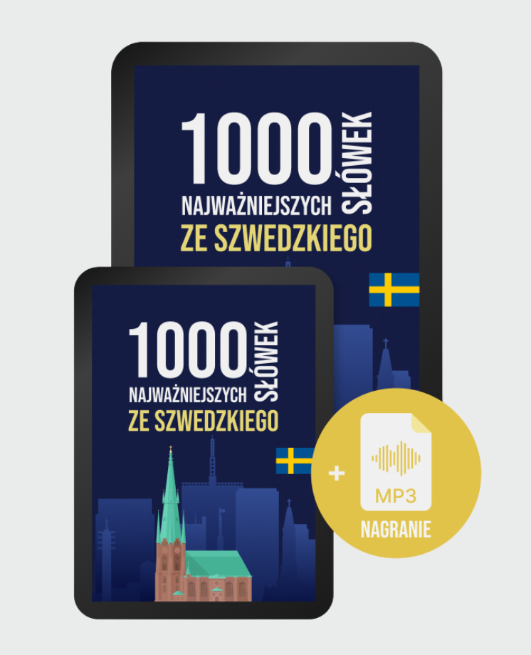 1000 najważniejszych słów po szwedzku PDF + MP3