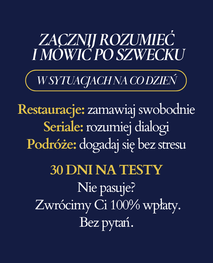 1000 najważniejszych słów po szwedzku PDF + MP3