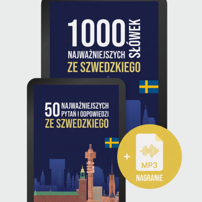 1000 najważniejszych słów po szwedzku PDF + MP3